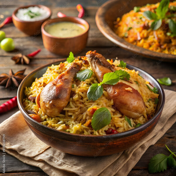 Lucknowi Chicken Biryani