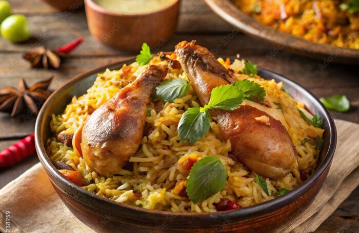 Lucknowi Chicken Biryani